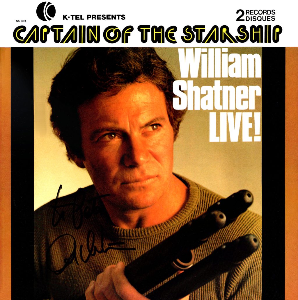 William Shatner Live! — with&nbsp;tripod