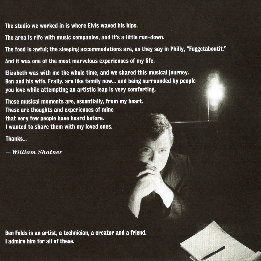 William Shatner reflects on being Kirk, in 1976 and&nbsp;2004